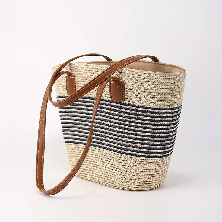 Striped Tote